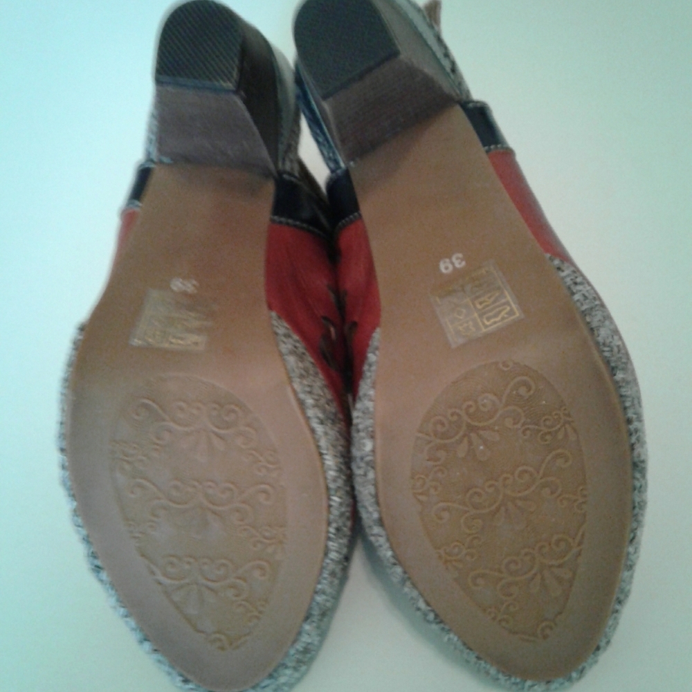 🌺PRICE DROP🌺 NEW L' Artiste Spring Step Wedge Mules/Sandals - Picture 7 of 10